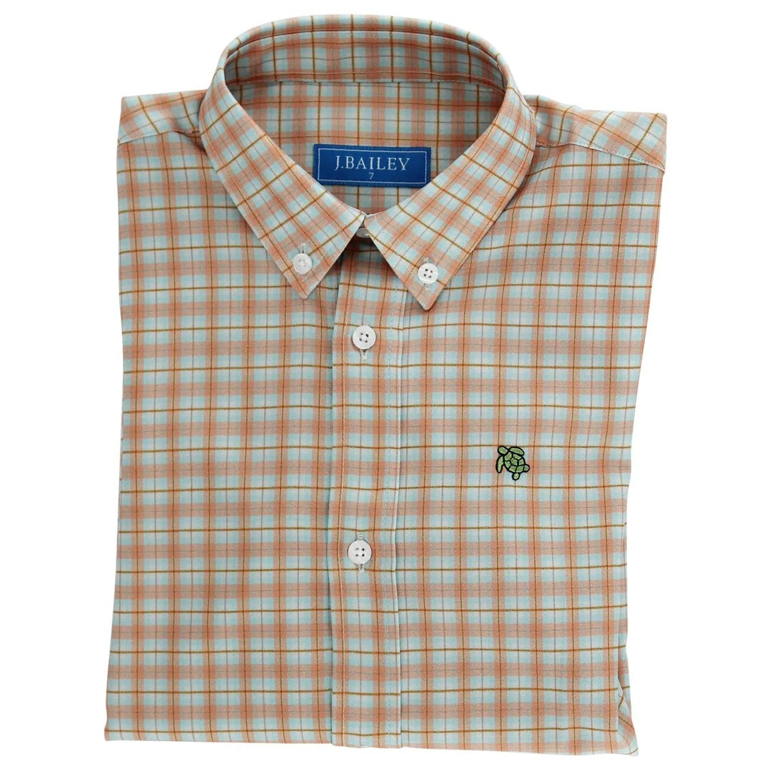 Performance Button Down- Spice