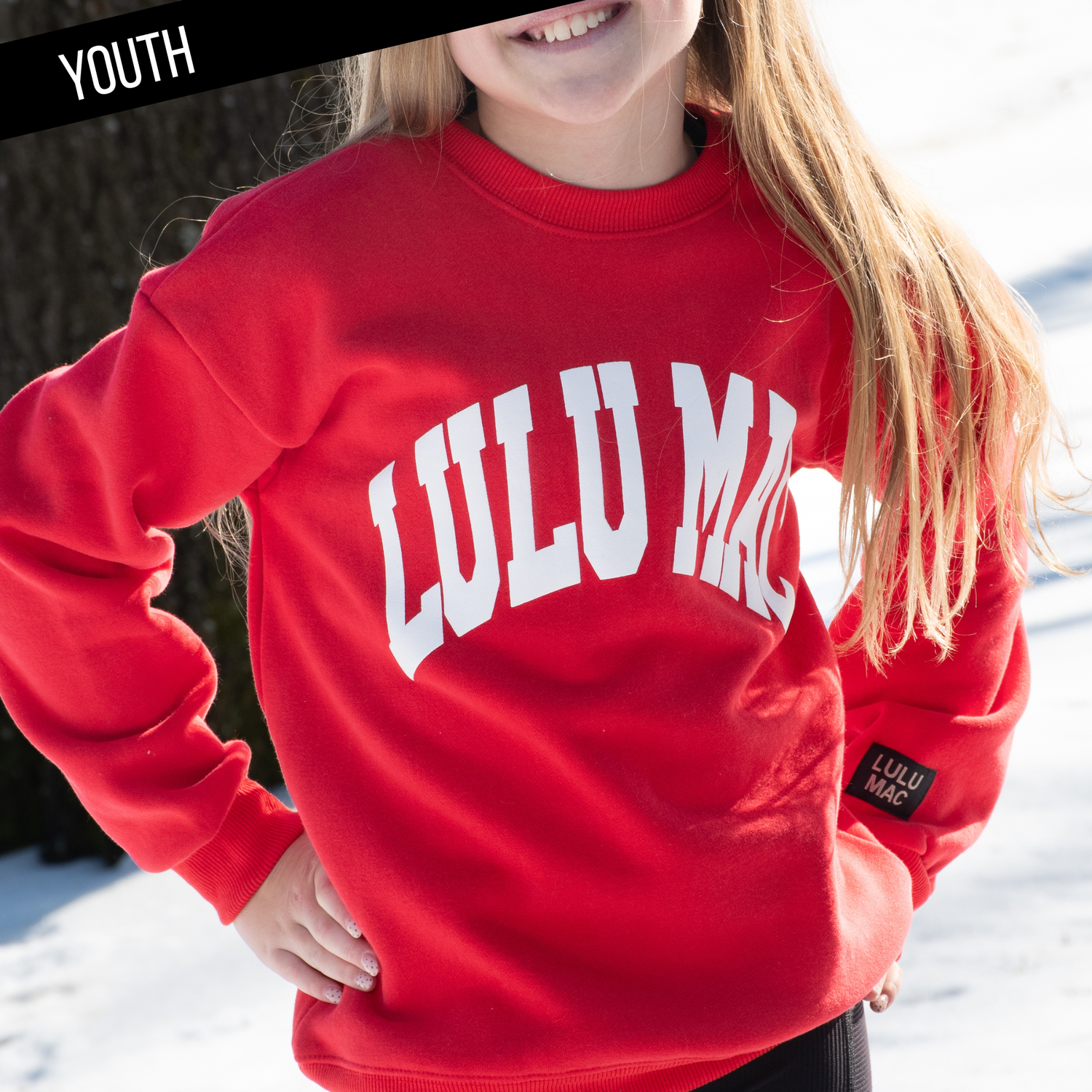 KD-SW-1002 RED WITH WHITE PUFF