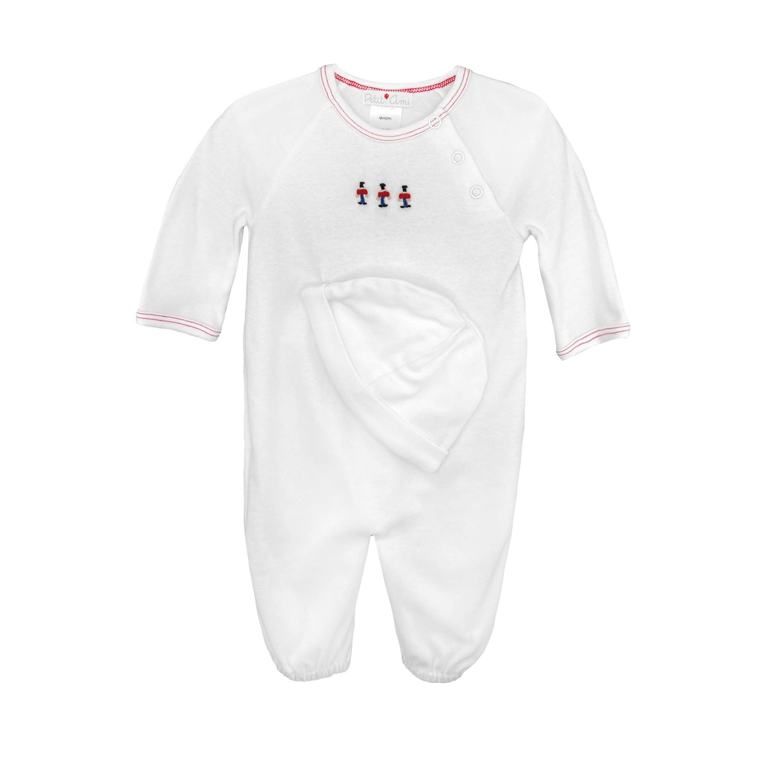 Holiday Embroidered Knit Convertible Bag