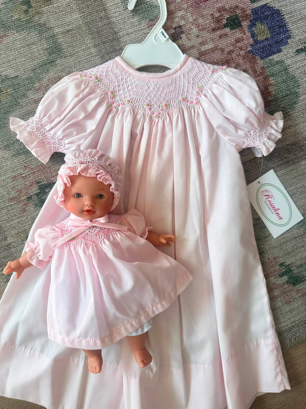 Pink Smock Dress