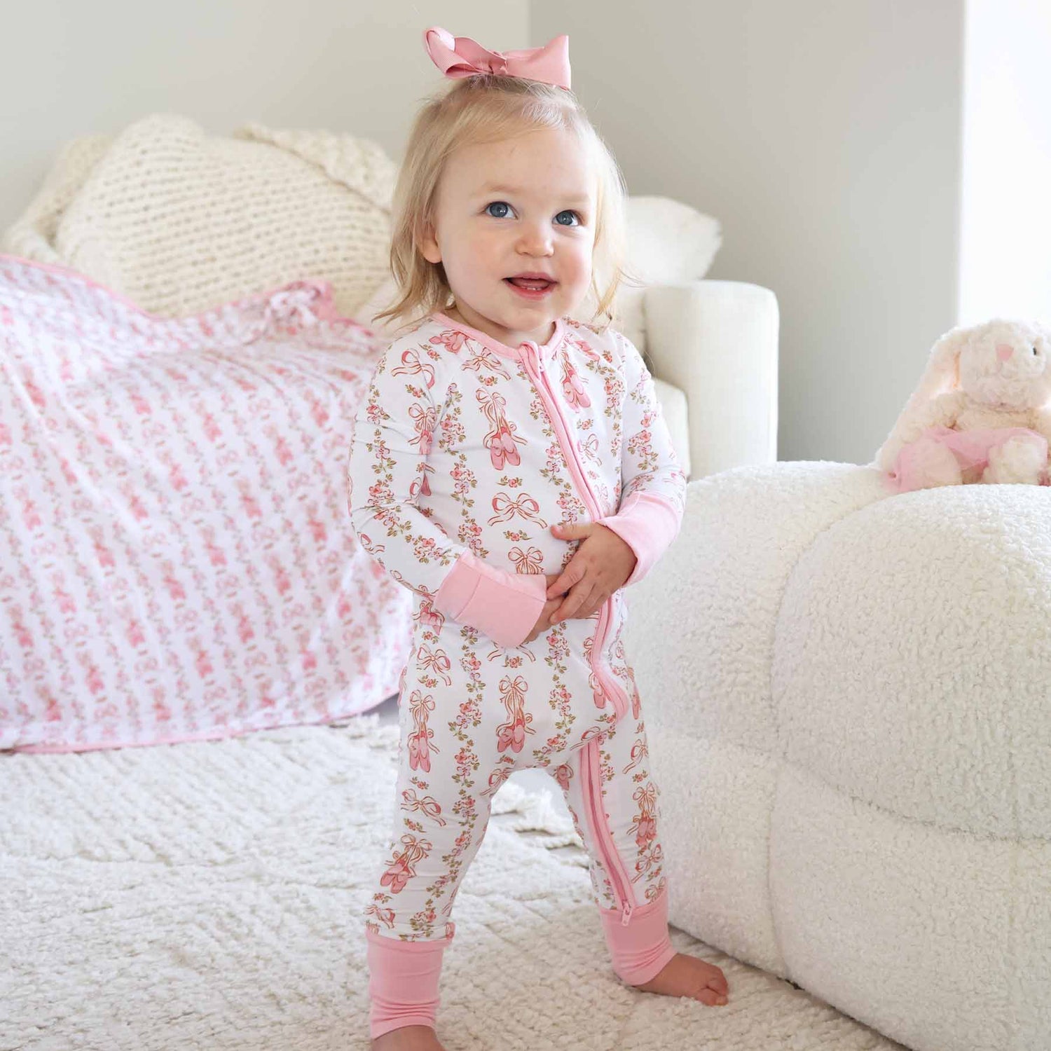 Ballet Blossoms Convertible Zip Romper