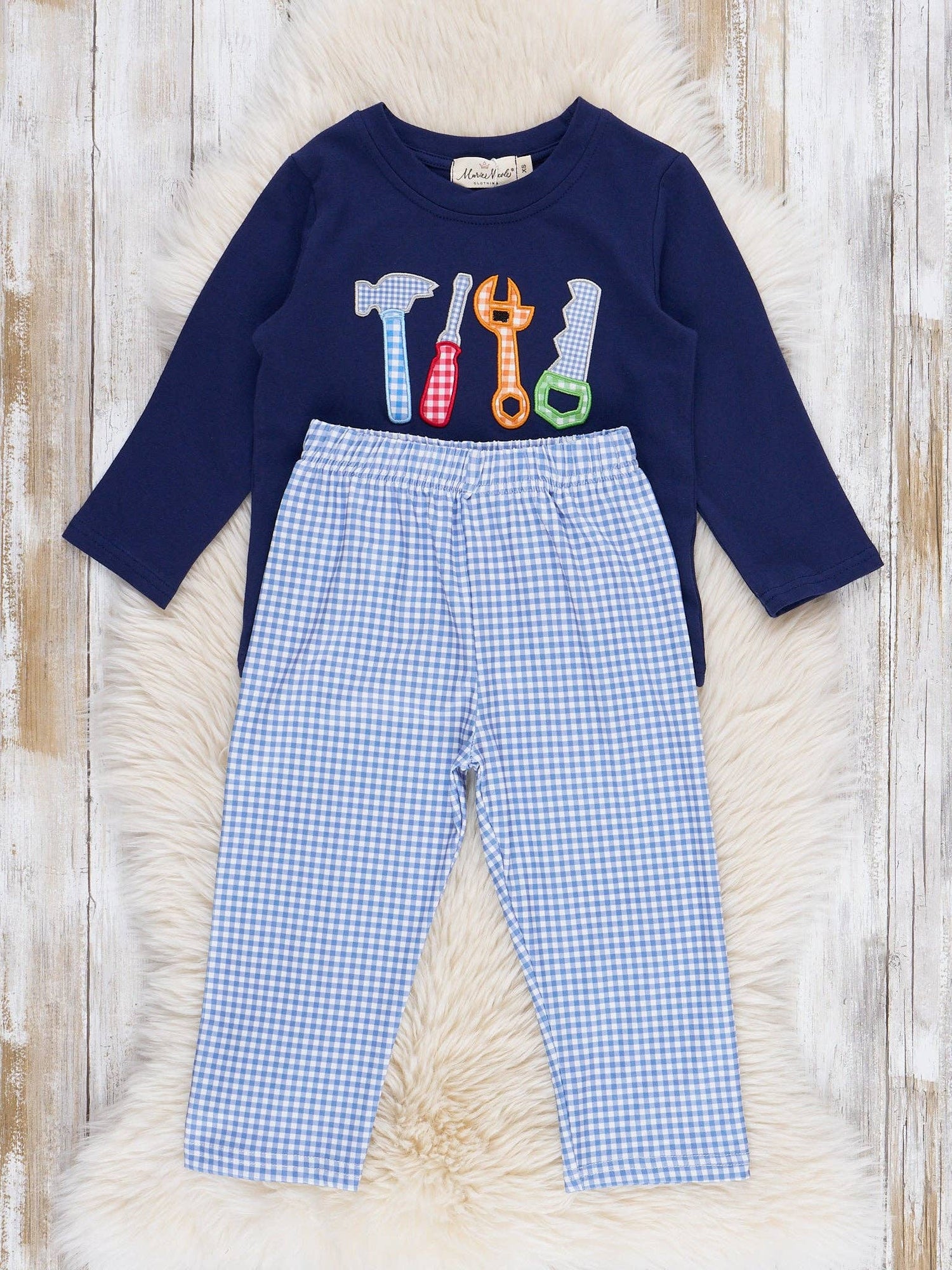 Handy Helper Embroidered Tool Outfit