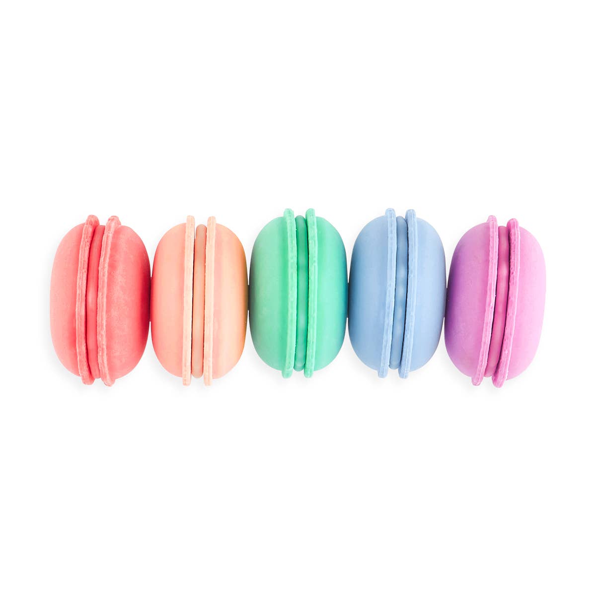 Le Macaron Patisserie: Vanilla Scented Puzzle Erasers (Set o