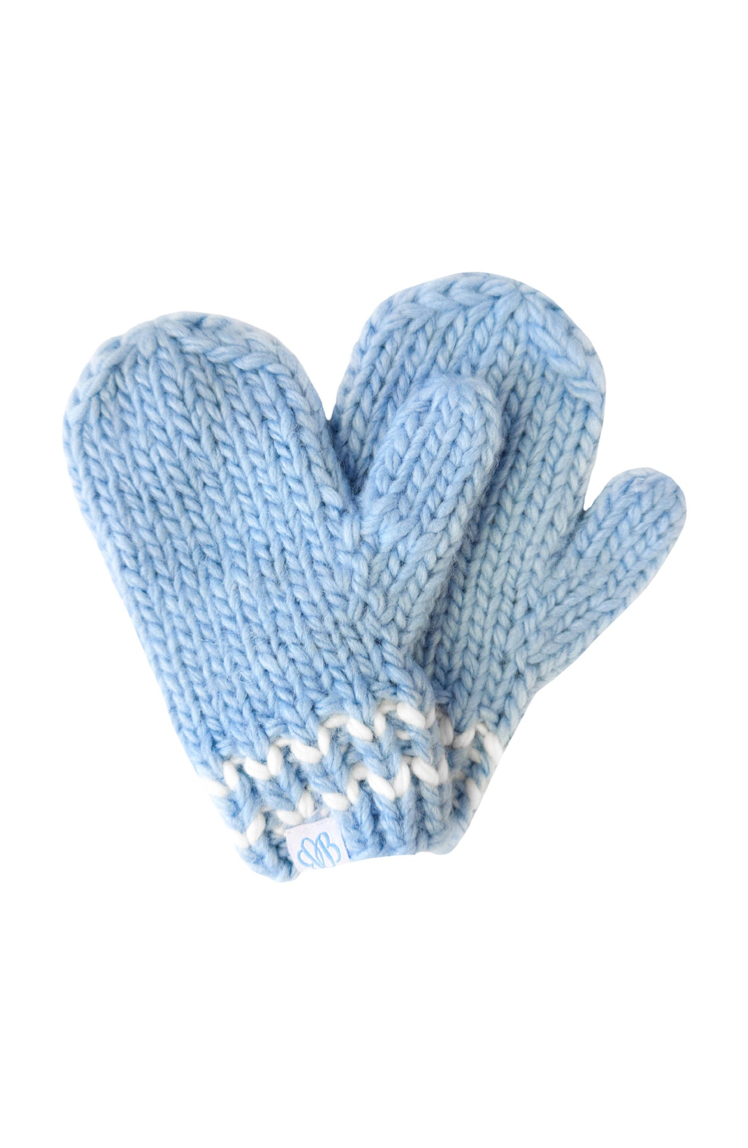 Blue Knit Mittens (Baby/Toddler, Kid)