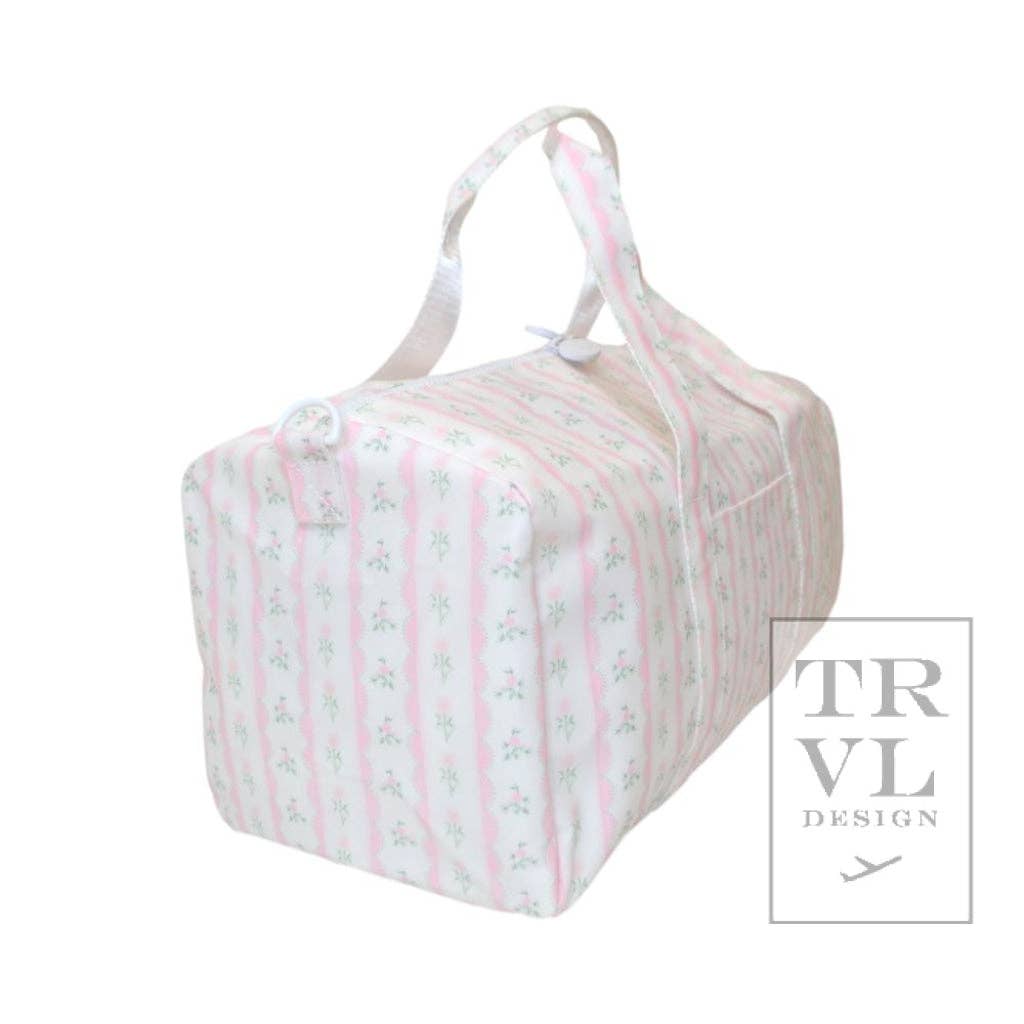 Weekender - Ribbon Floral Pink Duffel Bag