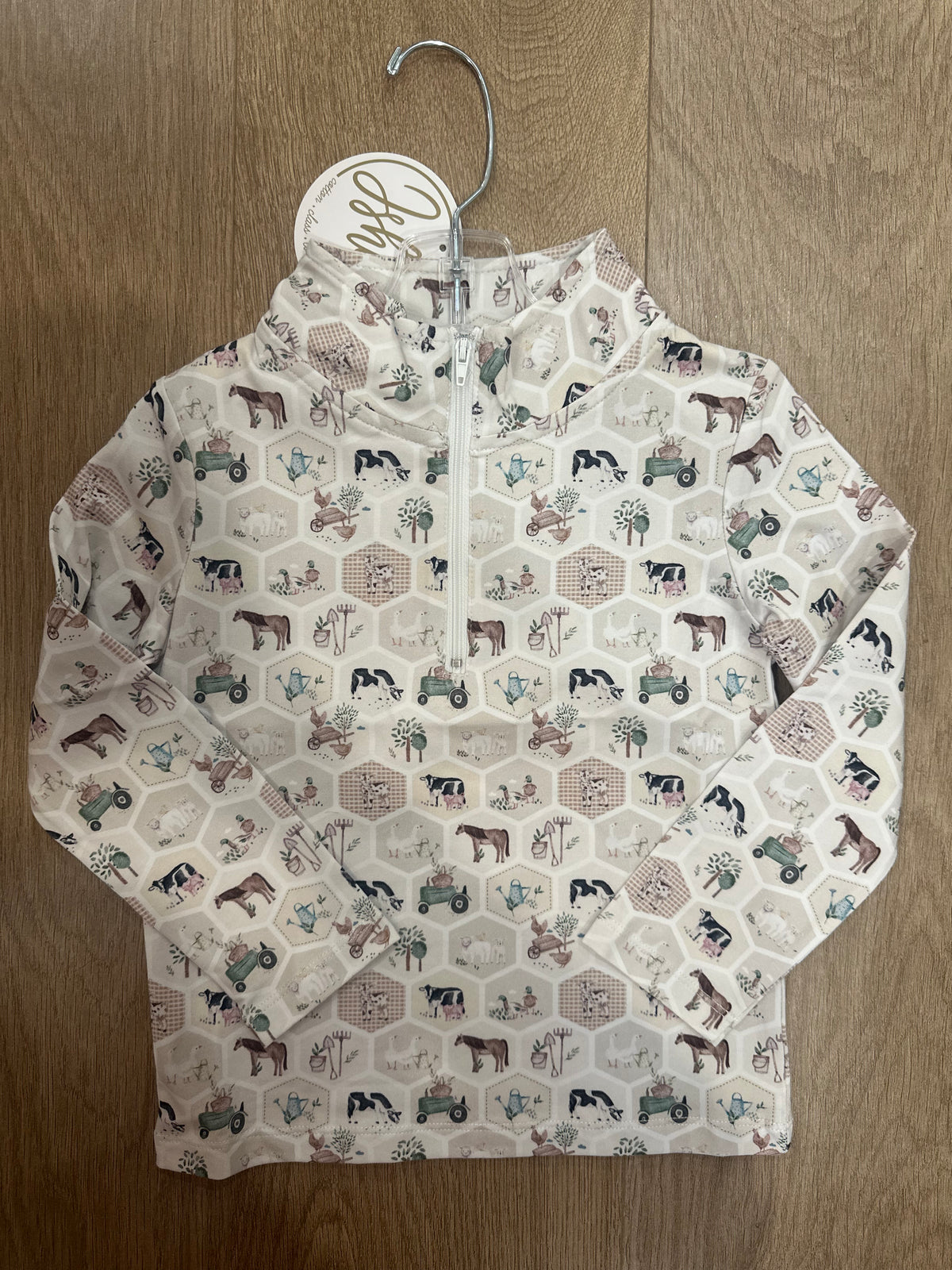 Farm Life Boy's Quarter Zip