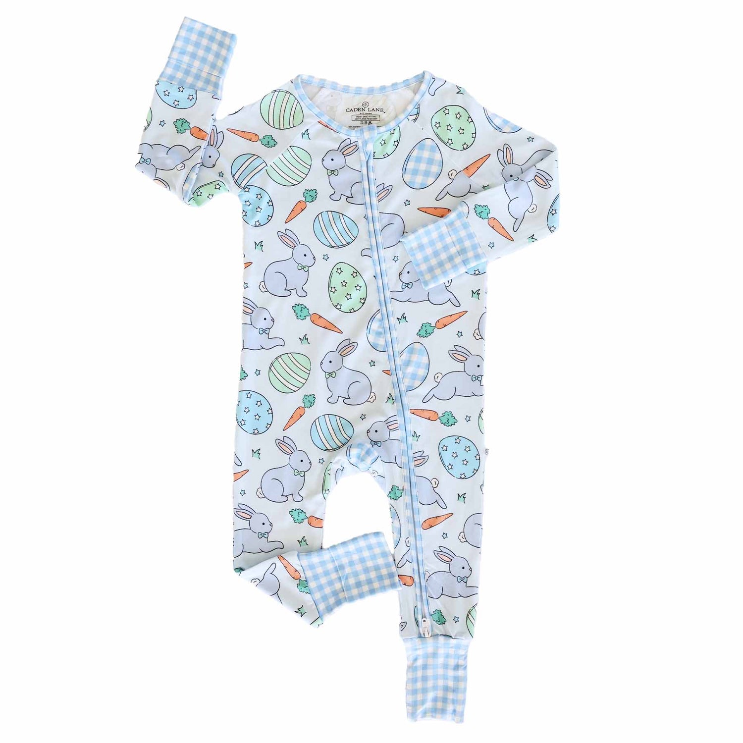 Hoppy Spring Convertible Zip Romper | Blue