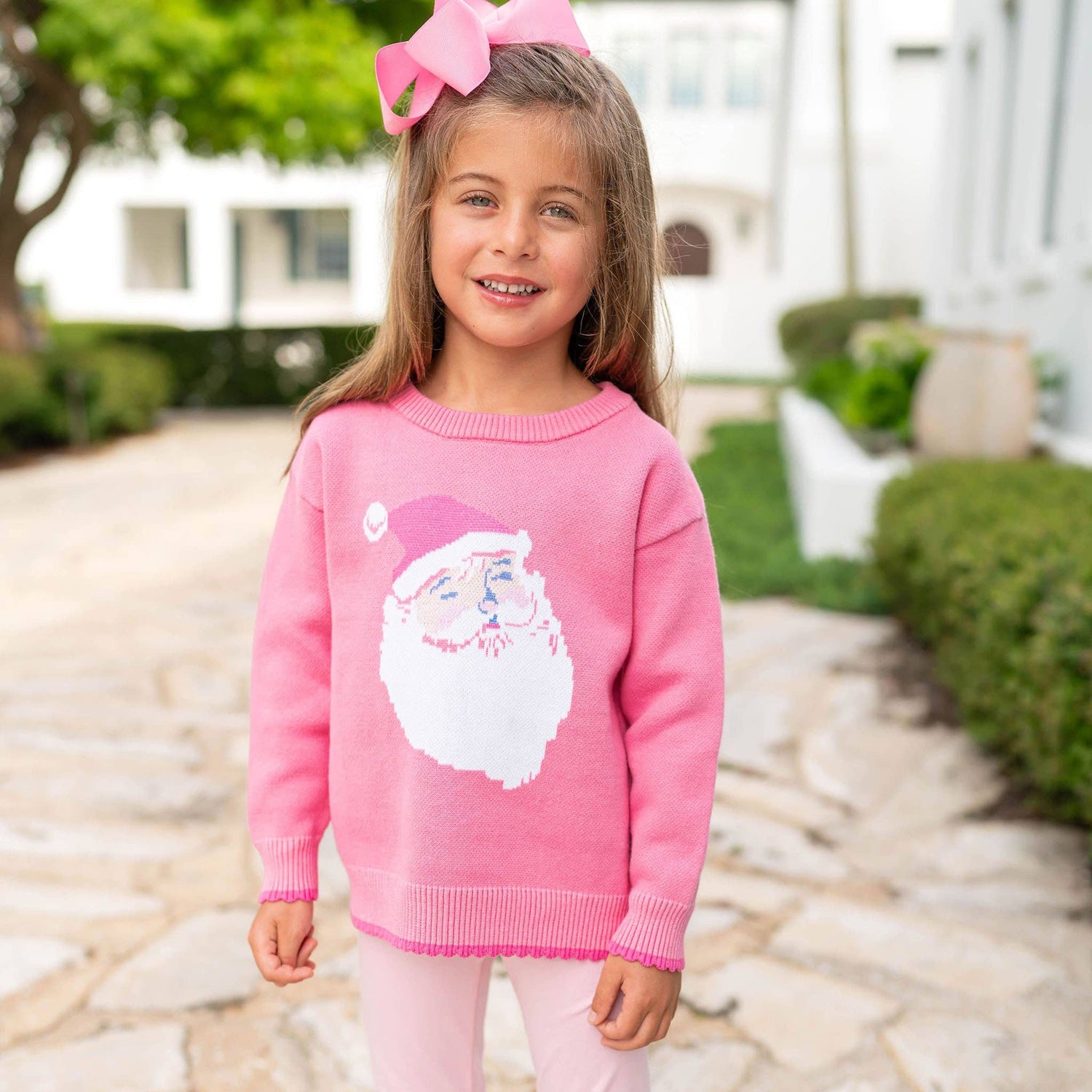 Girls Sweater - Jolly Santa