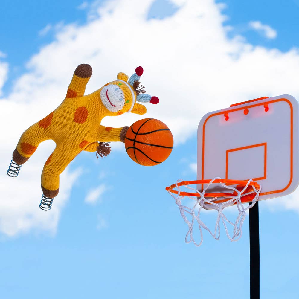 Bill the Basketball Knit Rattle