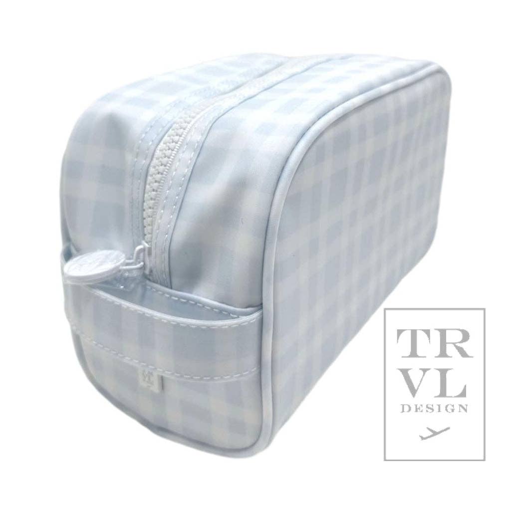 Stow It - Pimlico Plaid Blue Dopp Bag