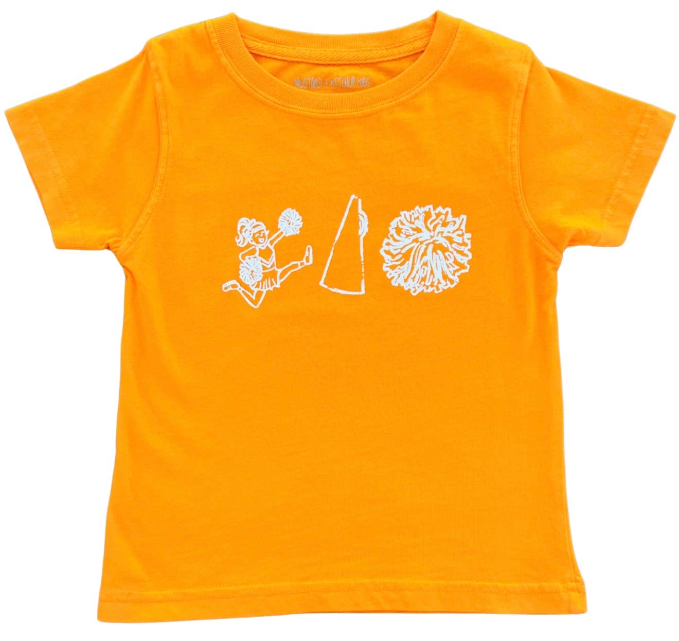 Short-Sleeve Orange/White Cheer Trio