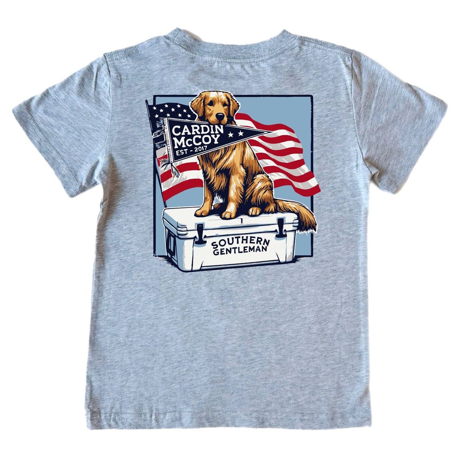 Kids' Patriotic Southern Gentleman Short-Sleeve Tee