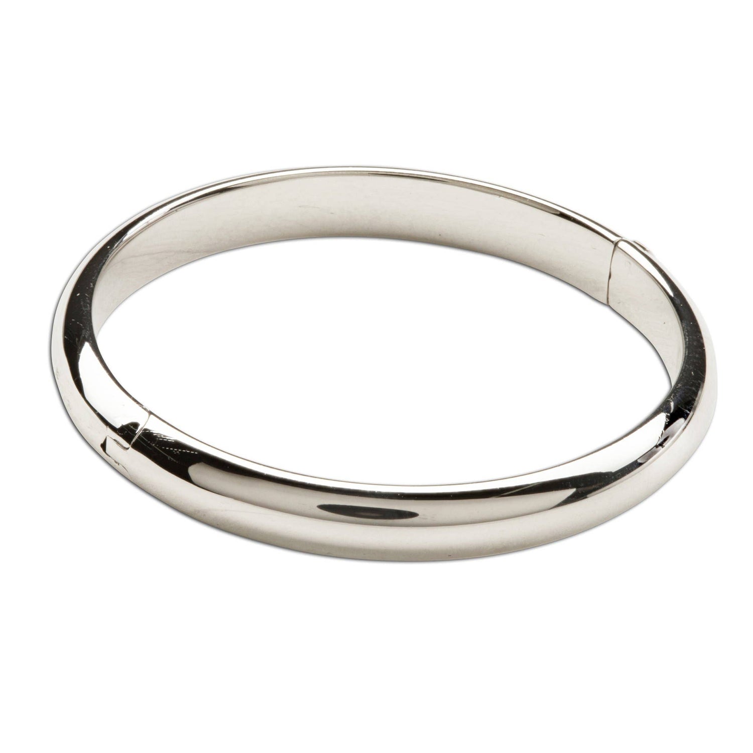 Classic Silver Bangle Bracelets for Babies, Kids or Women