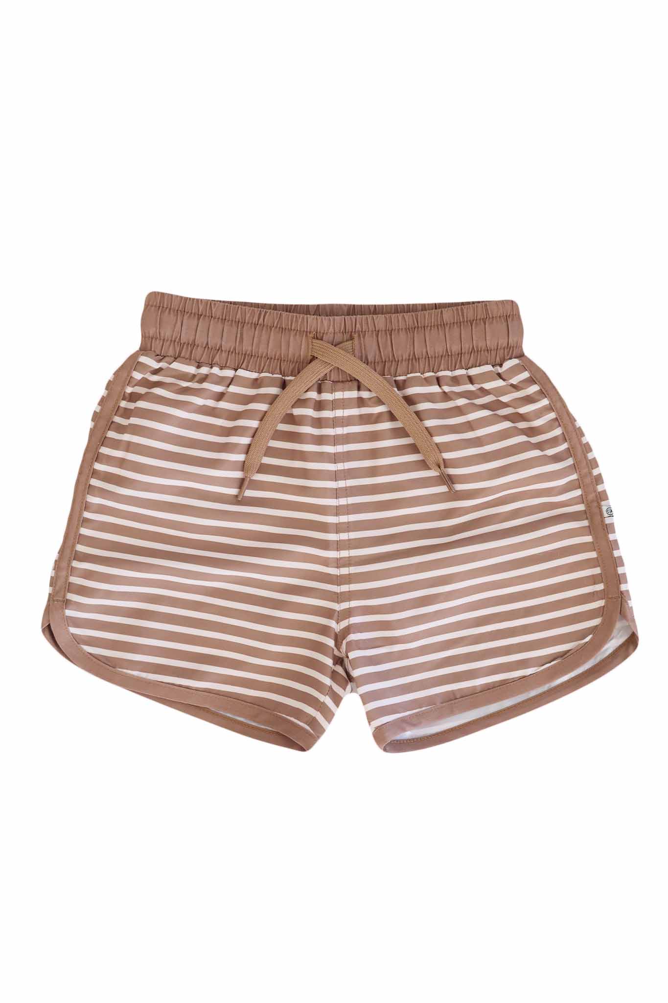 Boy's Swim Trunks | Sandy Stripes