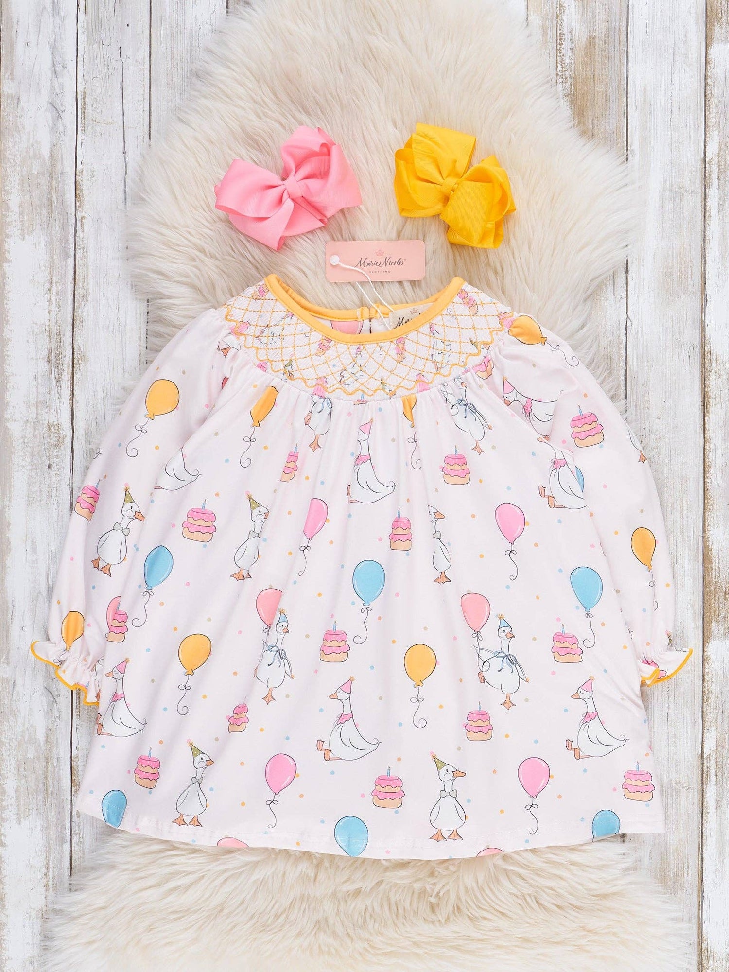 Balloon Bash Smocked Dress