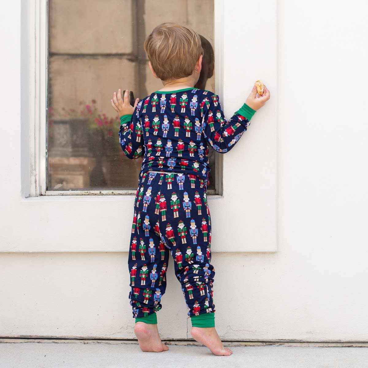 Kid's Nutcracker March Long Sleeve Pajamas   Navy/Multi   -Asst.