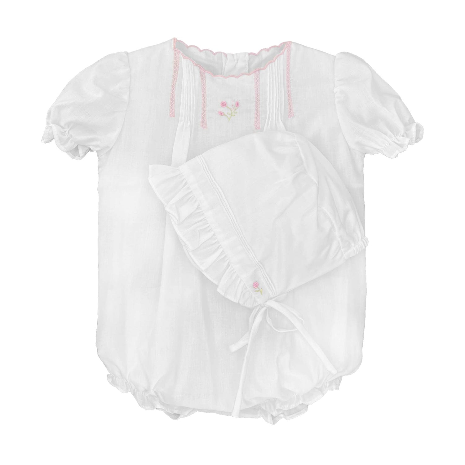 Flower Embroidered Heirloom Bubble