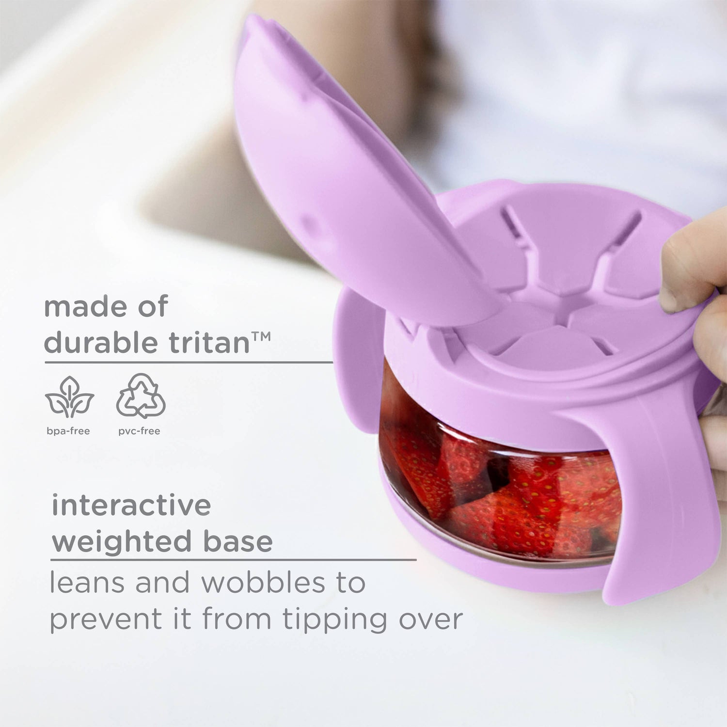 Smoothie Purple Tweat Snack Container