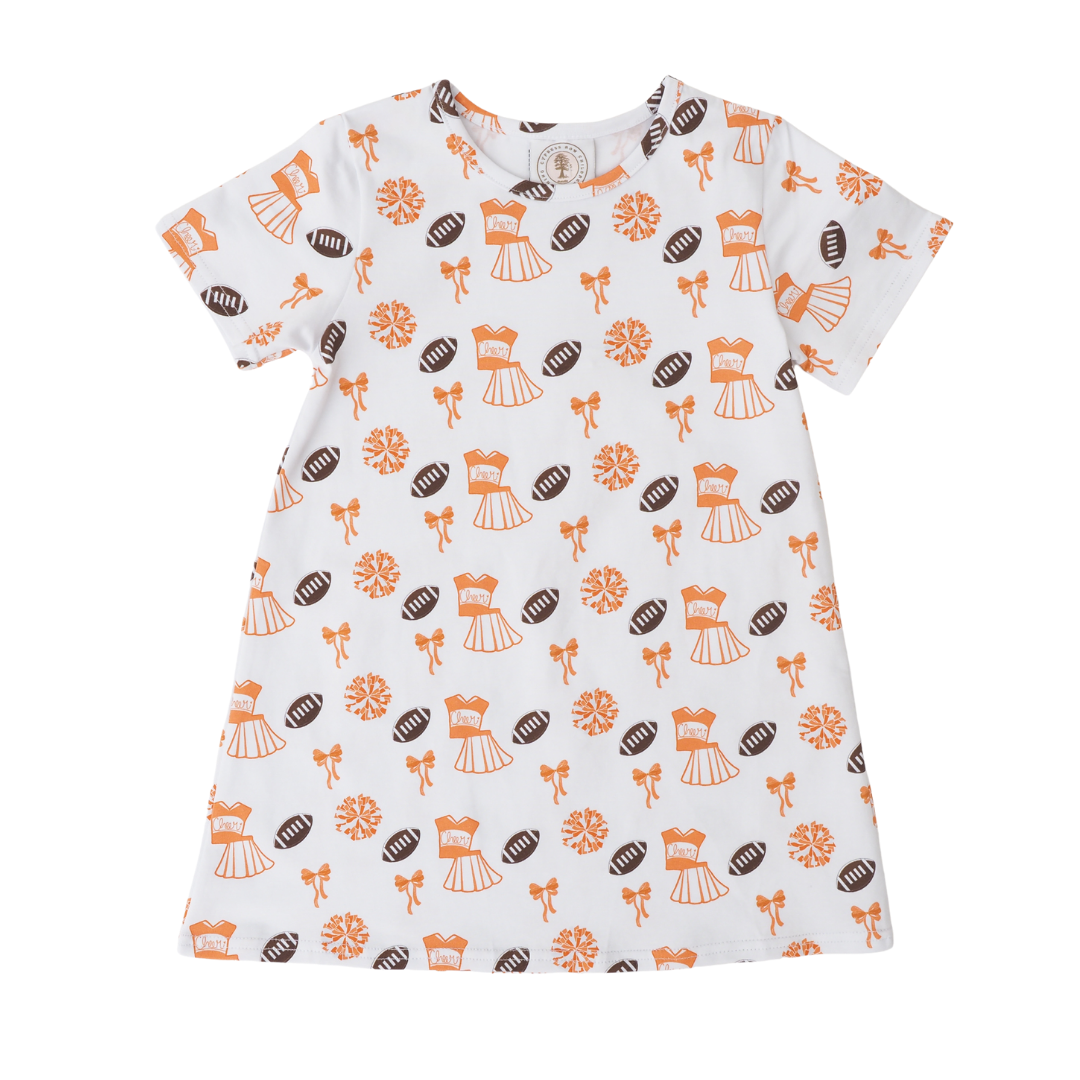 Varsity Orange Susie Swing Dress