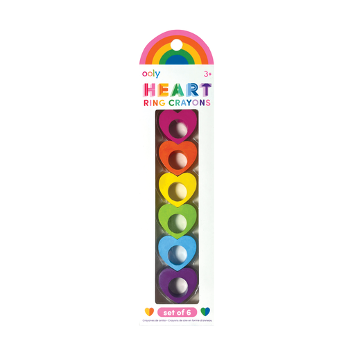 Heart Ring Crayons (Set of 6)