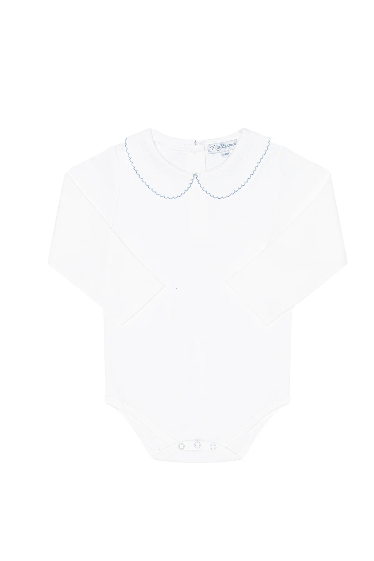 Elise Peter Pan Collar Onesie - Blue