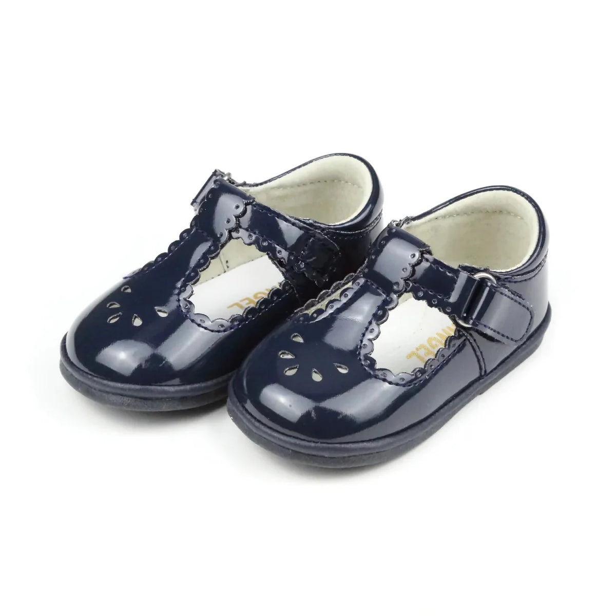 Dottie Scalloped Perforated MJ Navy