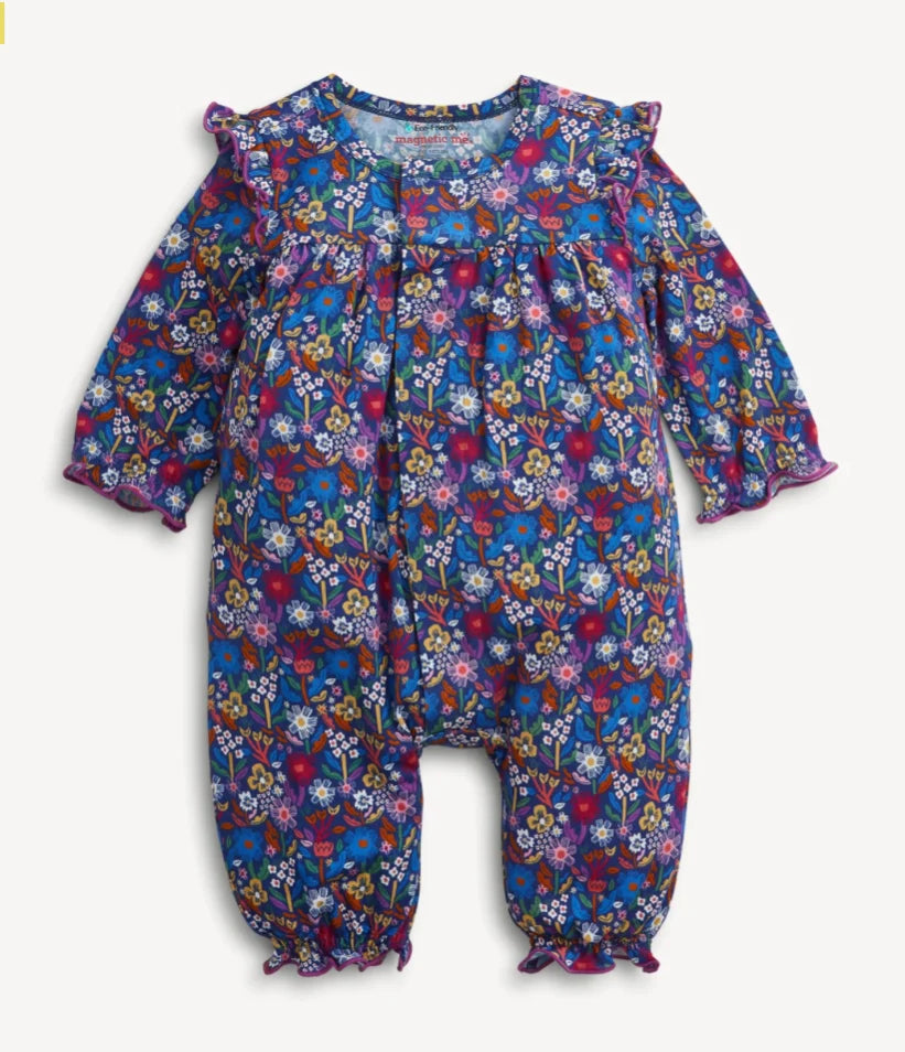 Astrid Floral Magnetic Modal Flutter Romper
