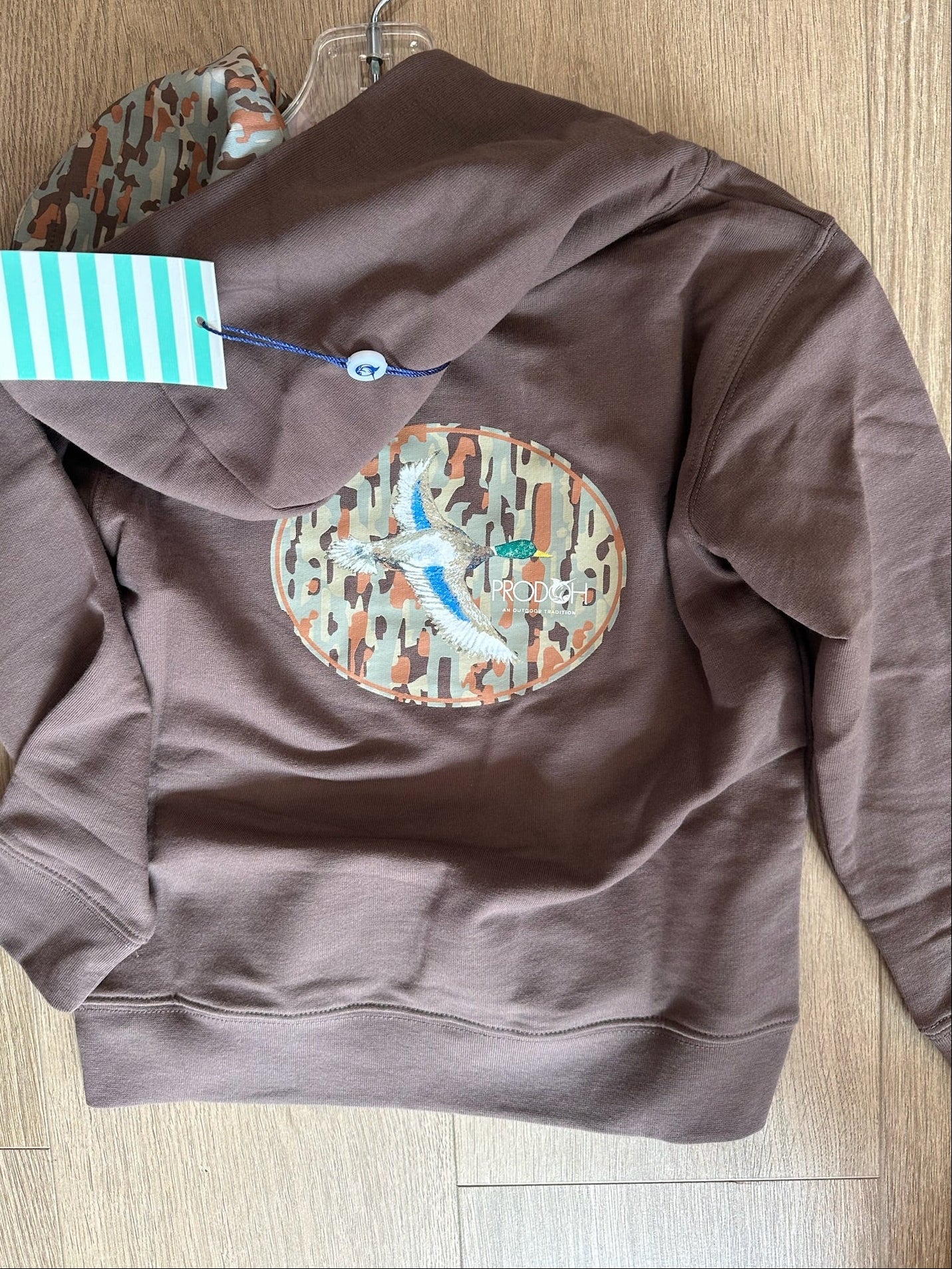 Boys Hooded Sweatshirt - Brown