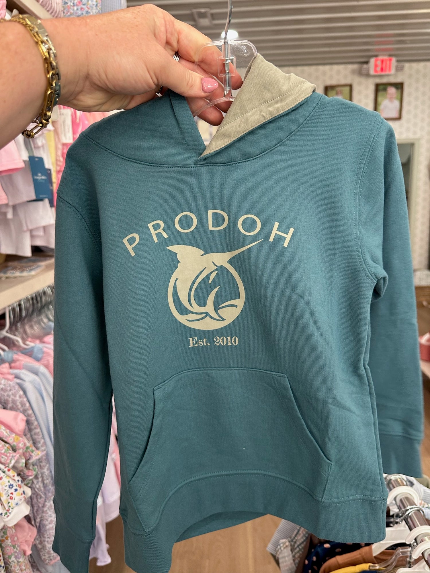 Boys Hooded Sweatshirt - Blue