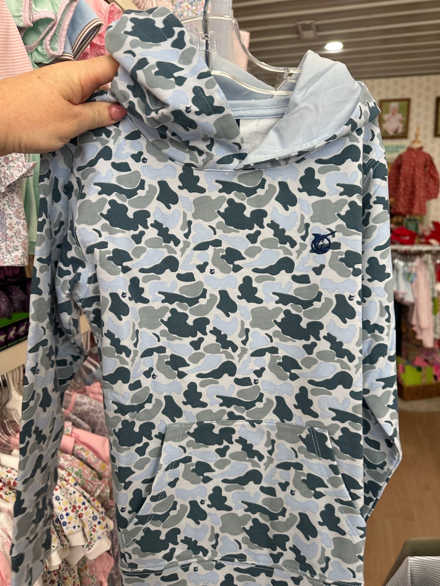 Boy's Camo Hoodie