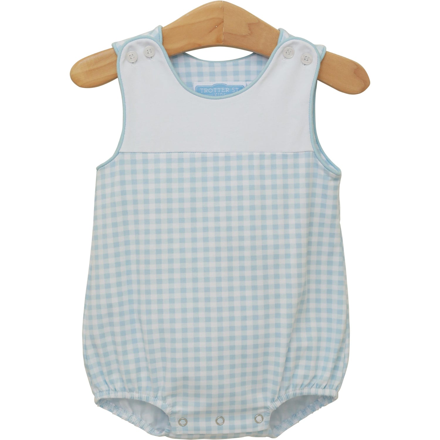 Madden Bubble- Light Blue Gingham