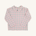 Peter Pan Collar Shirt- Woven Old Town Tattersall