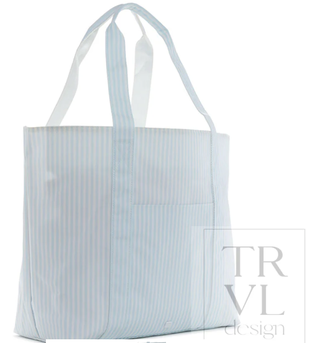 Jumbo X-Large Tote - Pimlico Stripe Blue