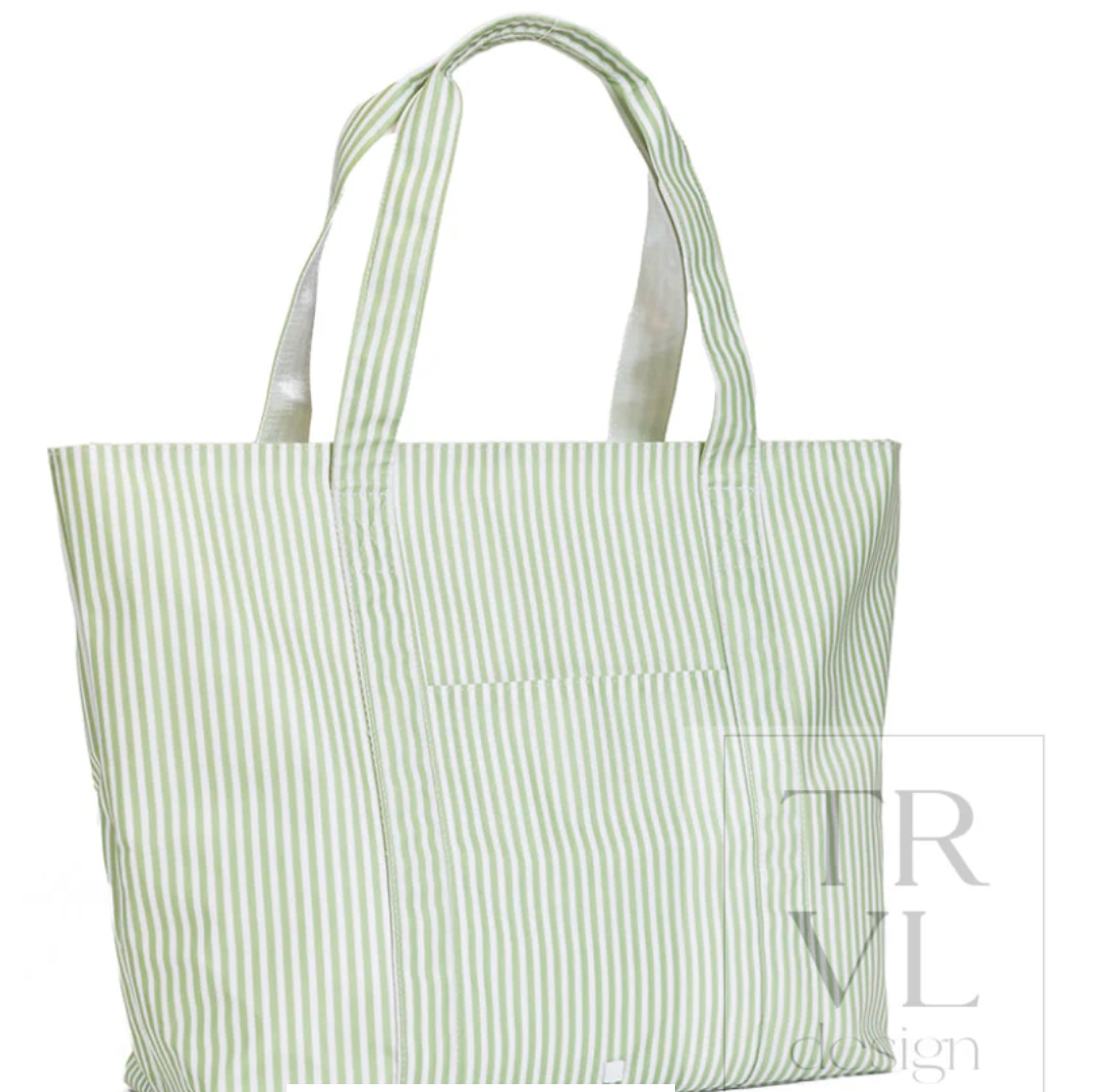 Jumbo X-Large Tote - Pimlico Stripe Sage