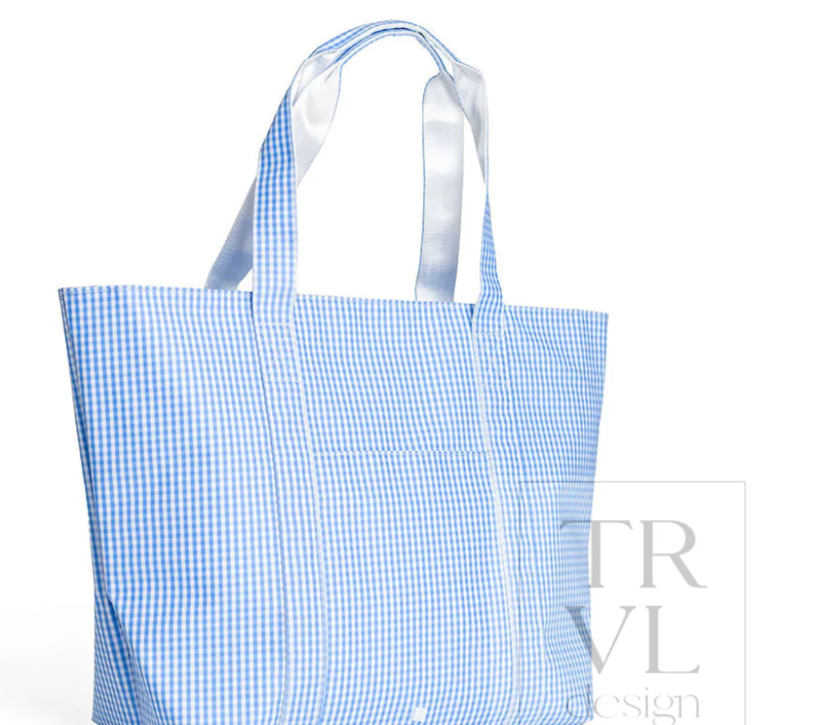Jumbo X-Large Tote - Gingham Sky