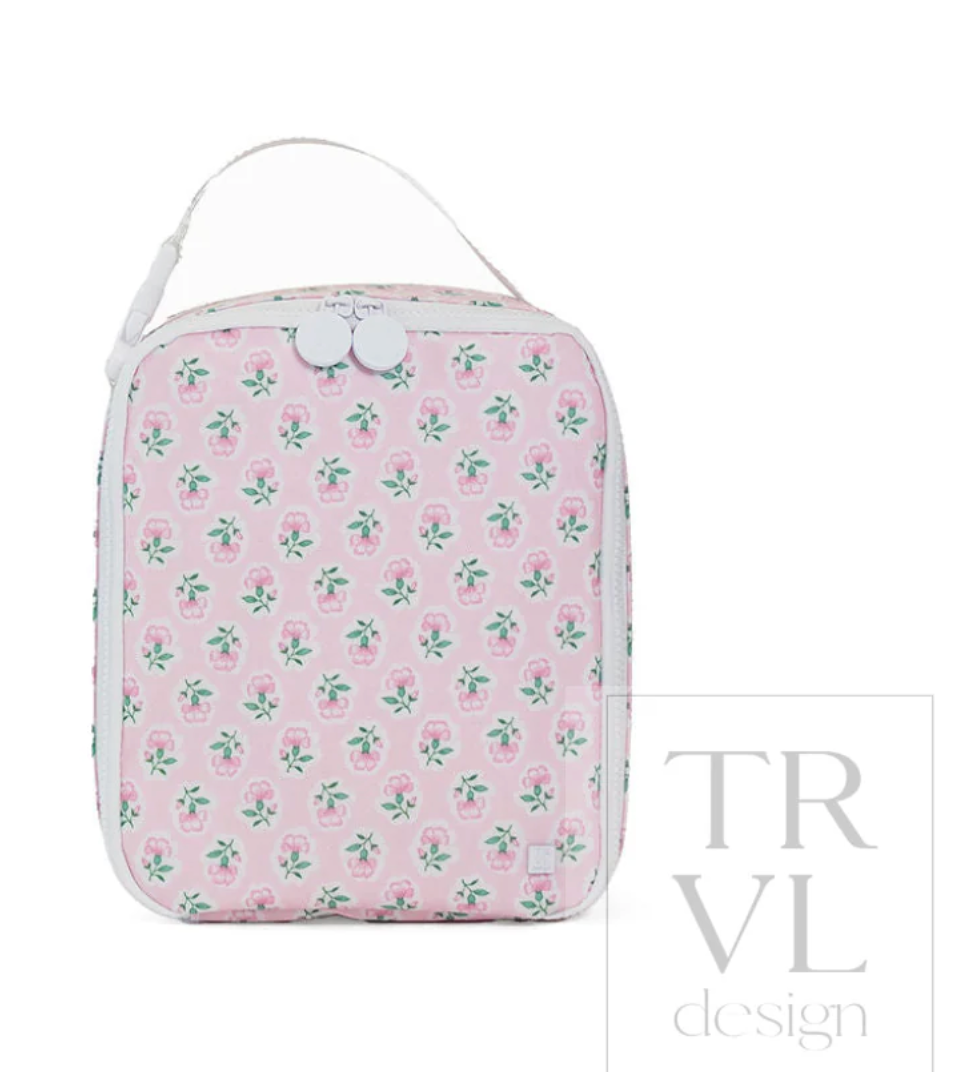 Lunch Box Insulated Lunch Bag - Petite Fleur Pink
