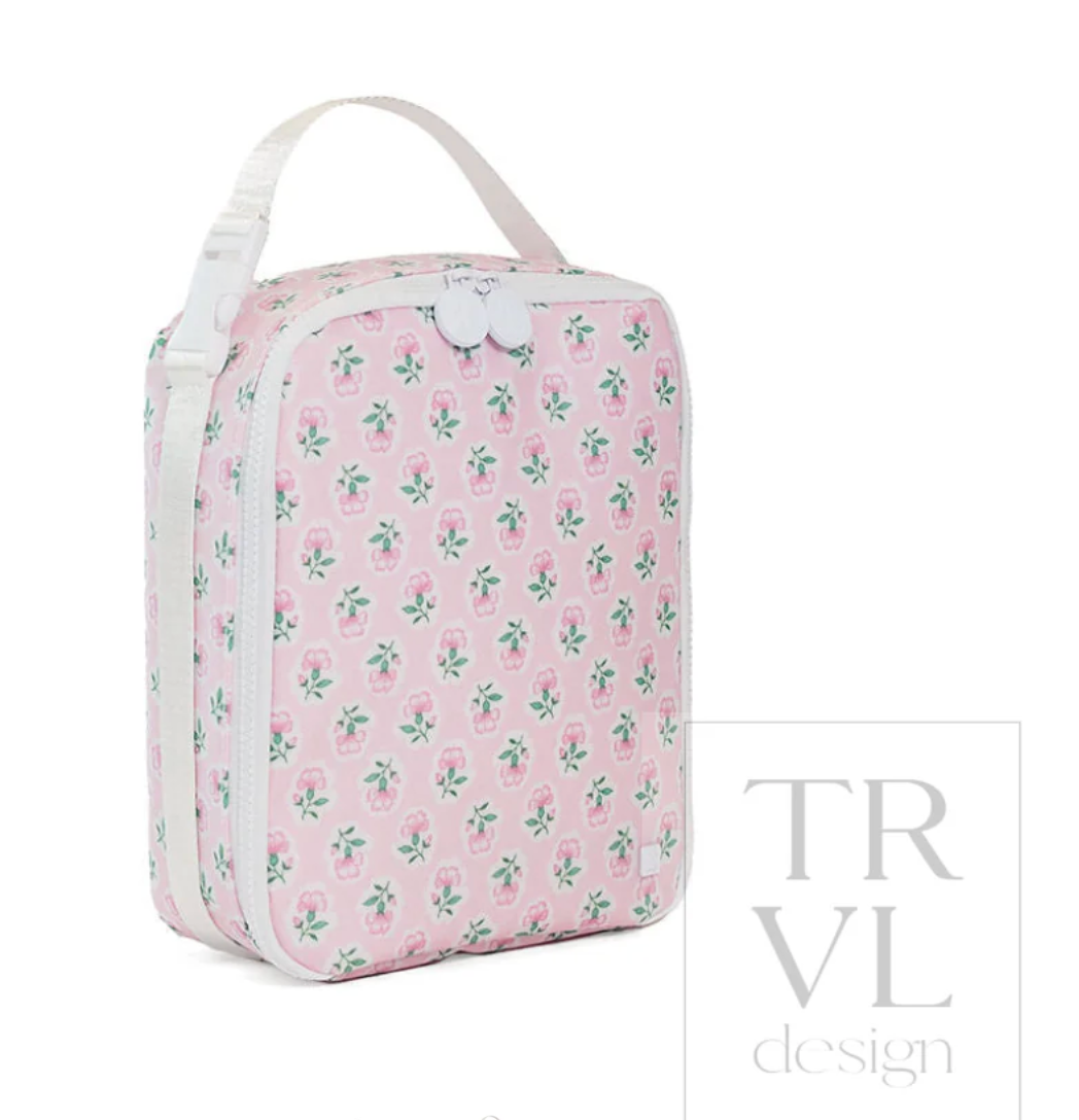 Lunch Box Insulated Lunch Bag - Petite Fleur Pink
