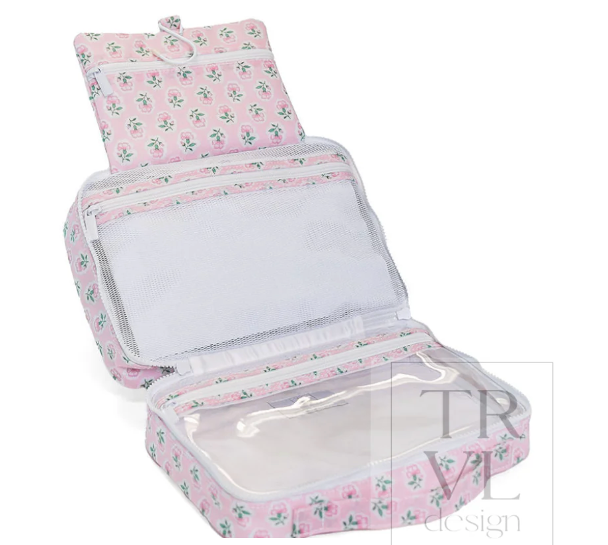 Hanging Toiletry Bag - Petite Fleur Pink