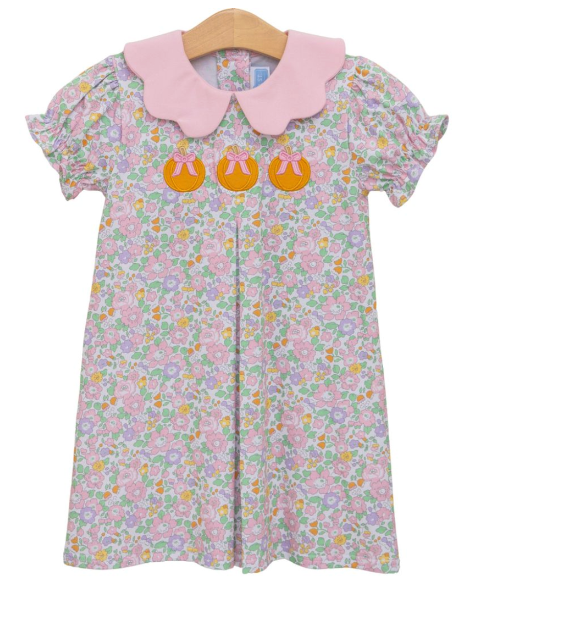 Pumpkin Floral Dress
