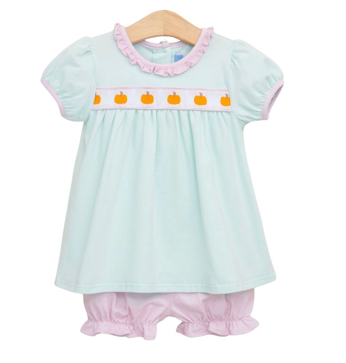 Pumpkin Rowe Bloomer Set