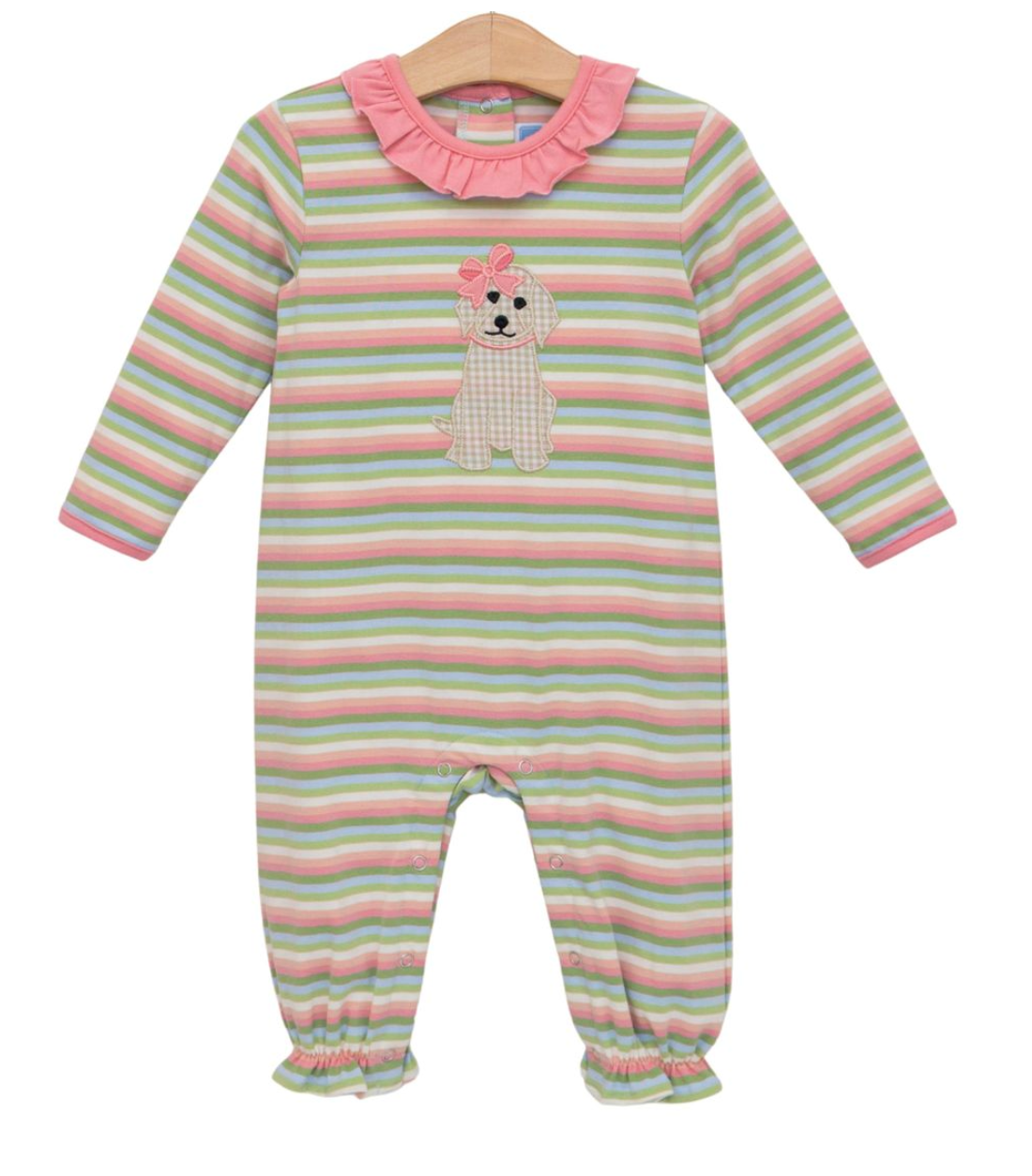 Puppy Ruffle Romper