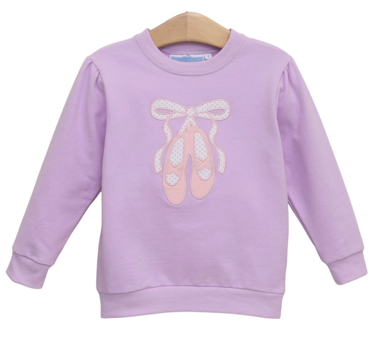 French Terry Pullover- Ballet Shoes