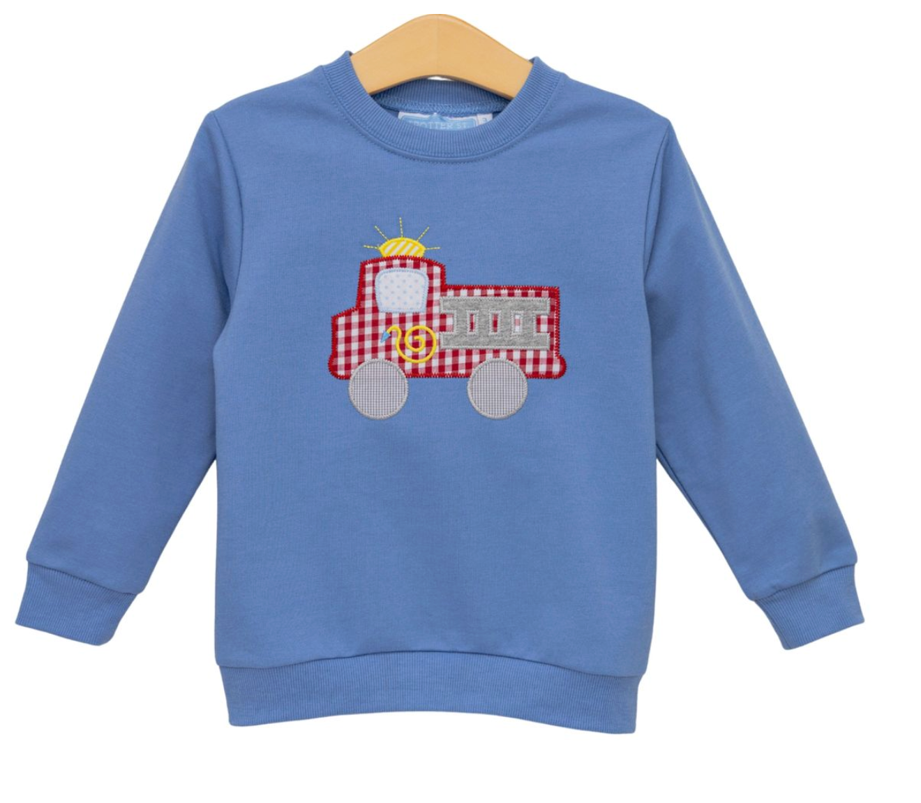 French Terry Pullover- Fire Truck