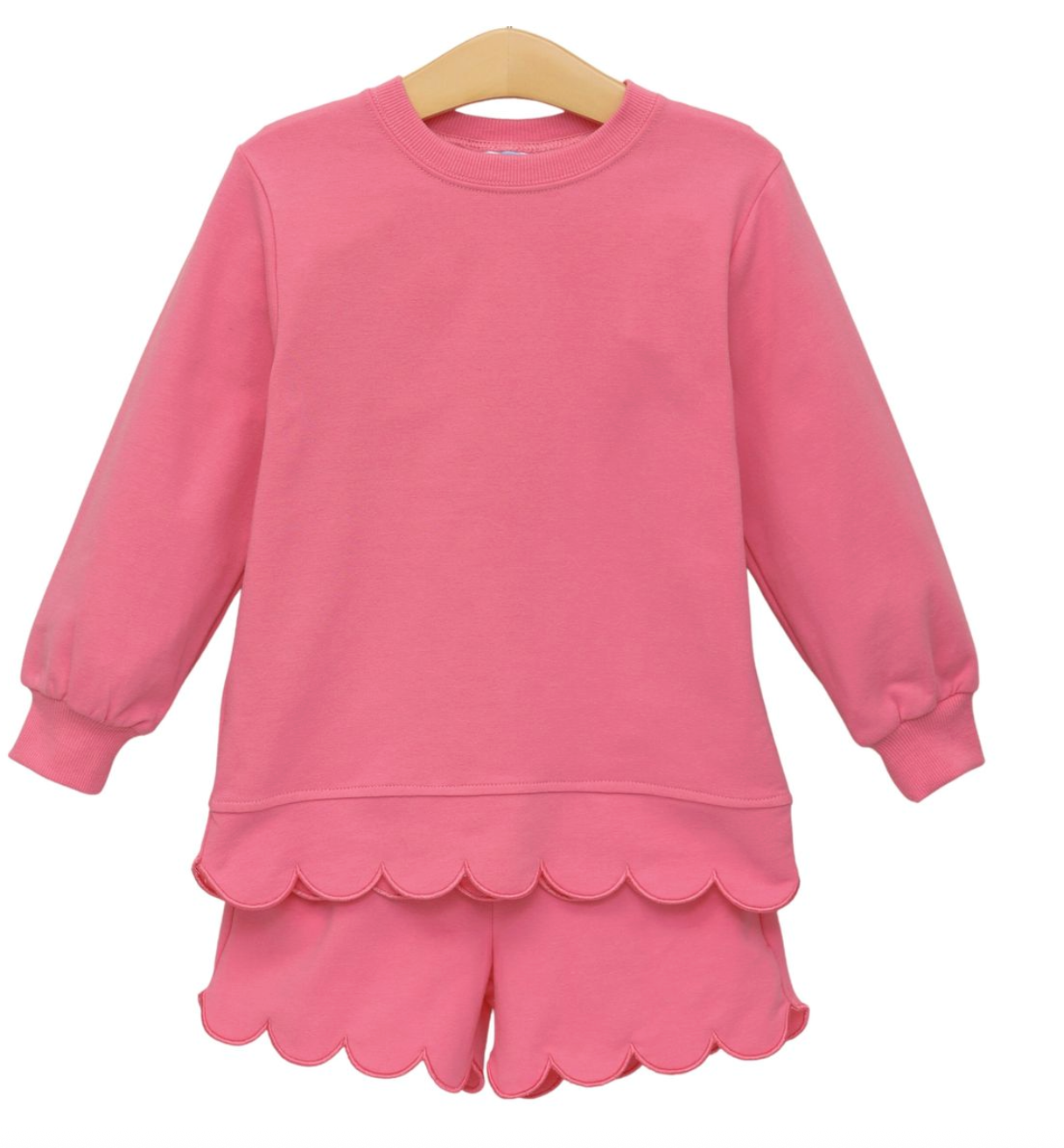 Sophia Scalloped Set- Pink