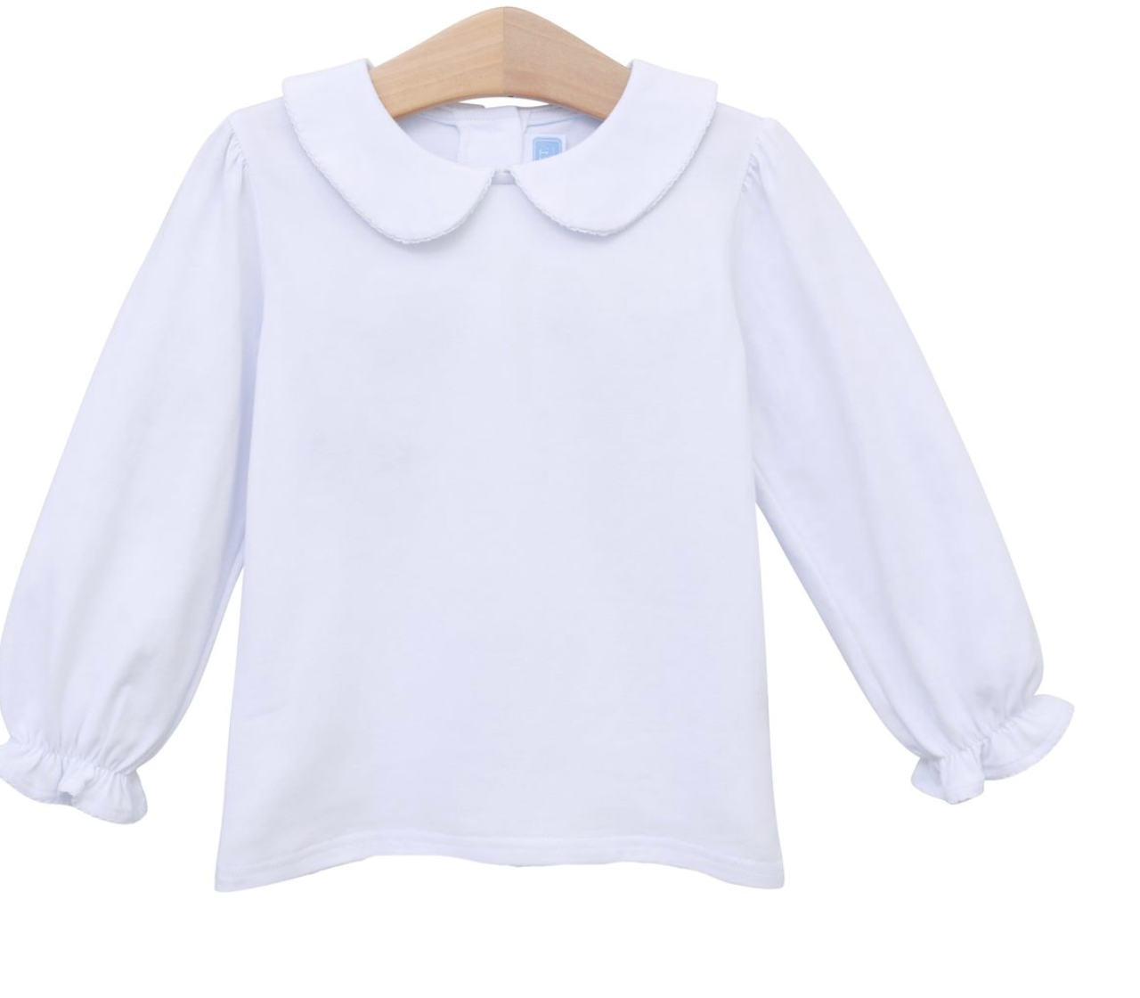 Girls Peter Pan Collar LS Top