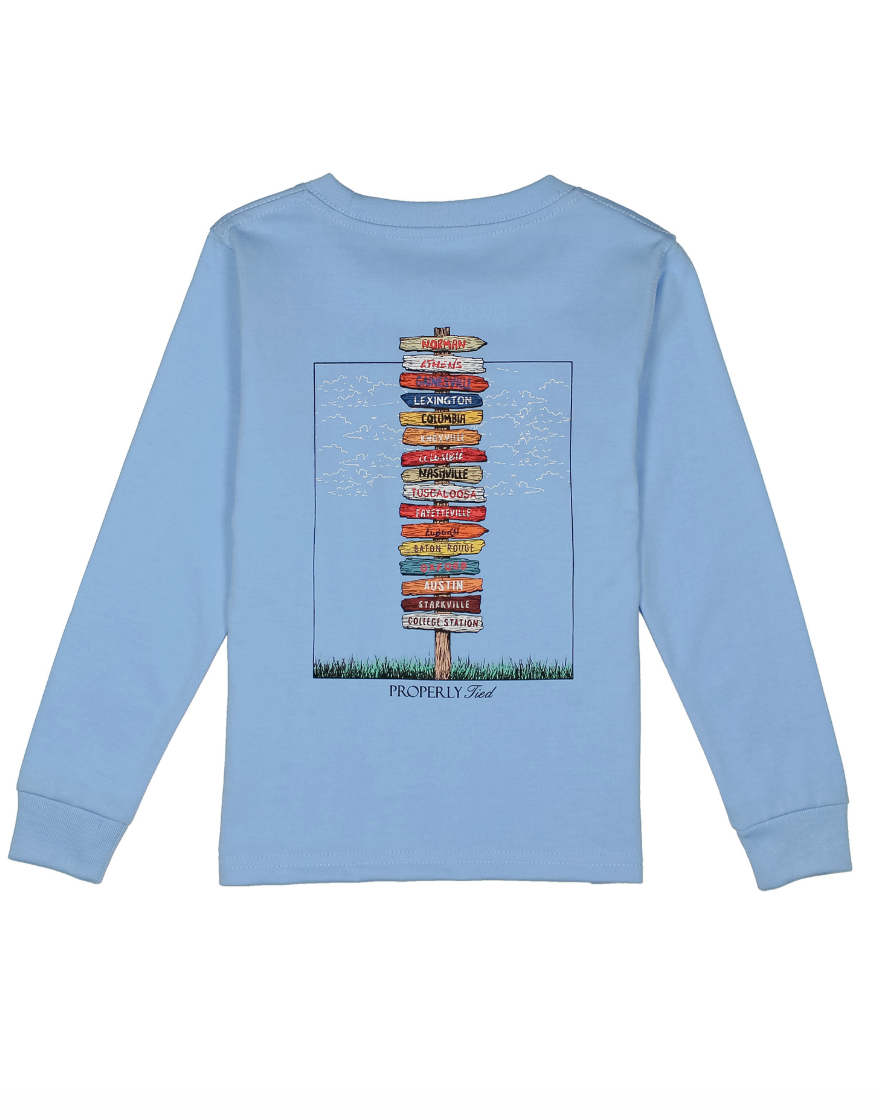 Boys Southeastern Showdown LS Light Blue