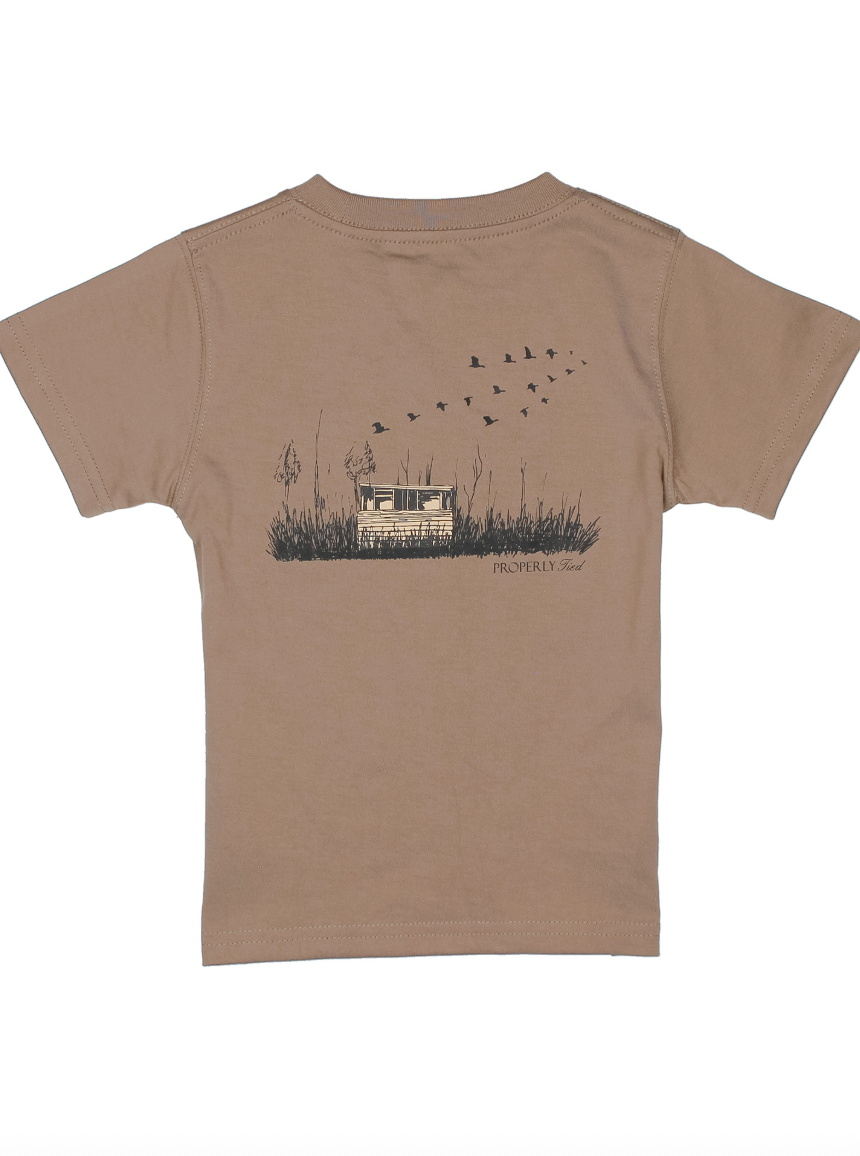 Boys Duck Blind SS Walnut