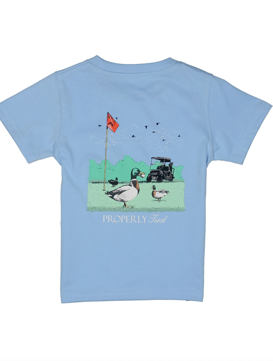 Boys Fowl Play SS Light Blue