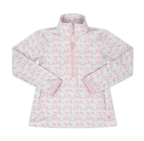 Petal Play with Cotton Candy Pink Zipper and Welting