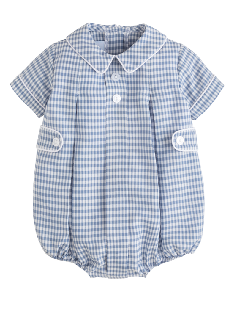 Davant Bubble - Gray Blue Gingham